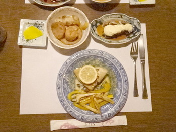 カルペデイムの夕食・お魚編