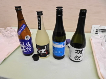 差し入れの日本酒