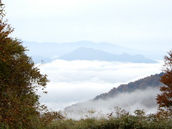 鍋倉高原の雲海
