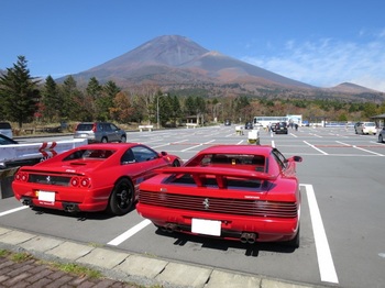 水ヶ塚公園で富士山が綺麗に見える