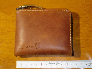 これからメインで使うFolieno（フォリエノ）L字型ファスナー財布