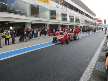 出走するフェラーリF1