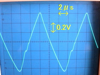 簡易ESRメータの測定電流の波形
