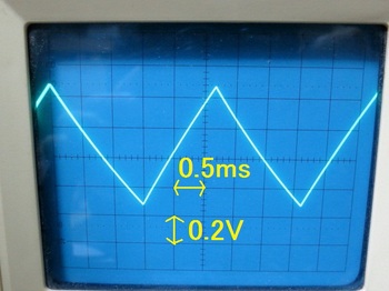 簡易ESRメータの測定電流の波形