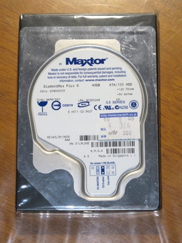 ハードオフで売っていたMaxtorのHDD