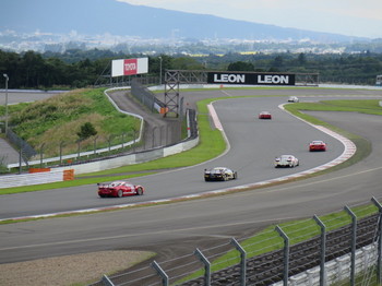 フェラーリ・チャレンジ・トロフェオ・ピレリ アジア・パシフィック2014をコーナーの上から観戦